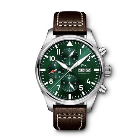 iwc pilot racing green|iwc schaffhausen green edition.